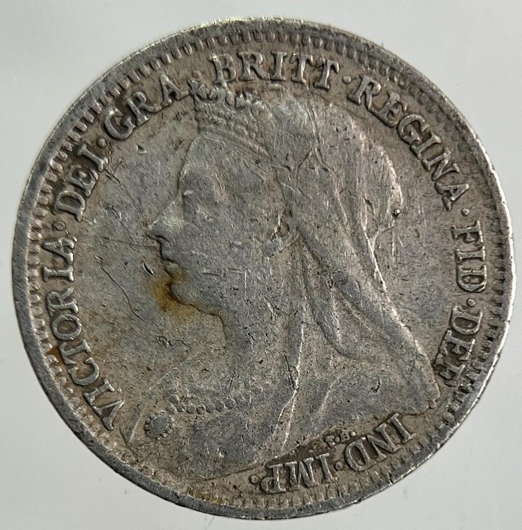 1899 Victoria Threepence Silver Coin | Fine Collectable Grade