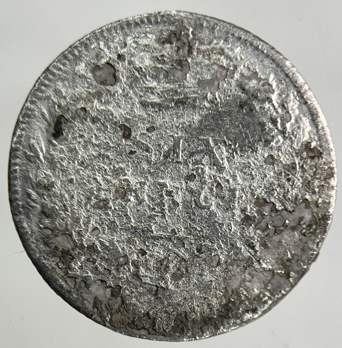 British Victoria Sixpence Silver Coin | Fair Grade