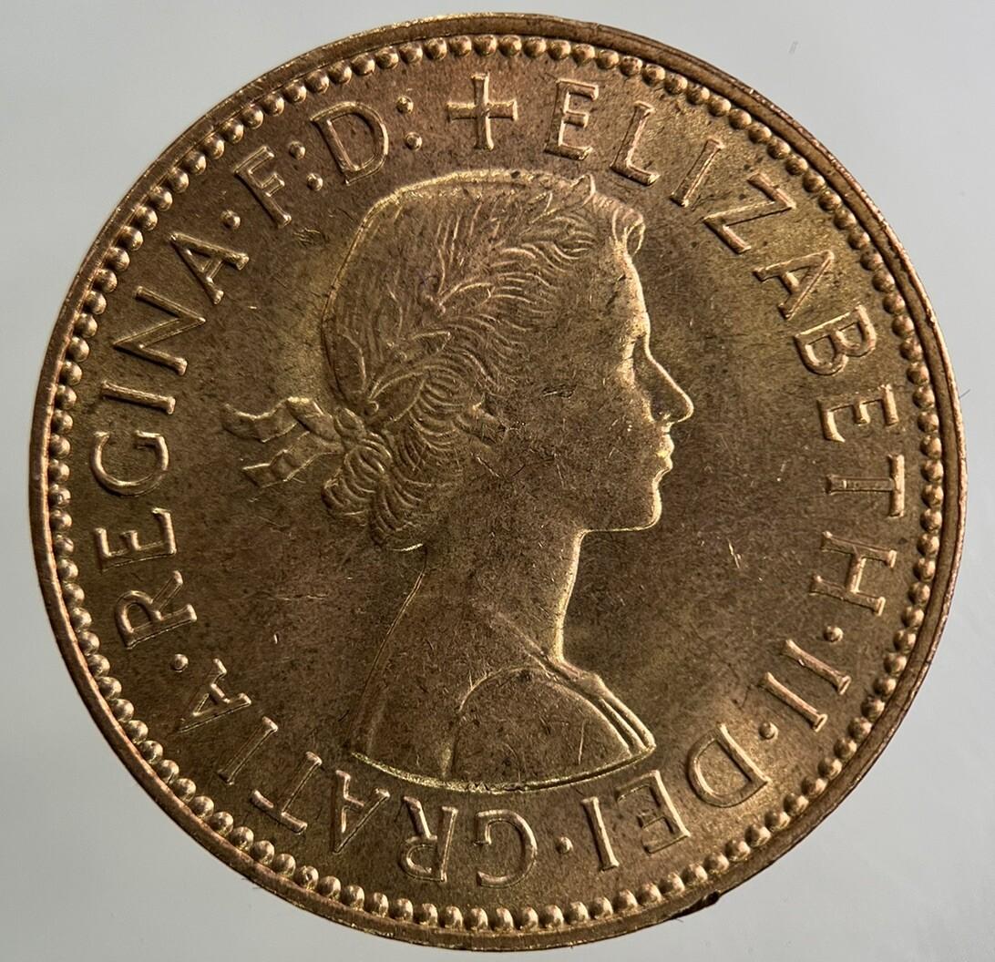 1966 Elizabeth II 2nd Half-Penny Coin | Very Fine Grade
