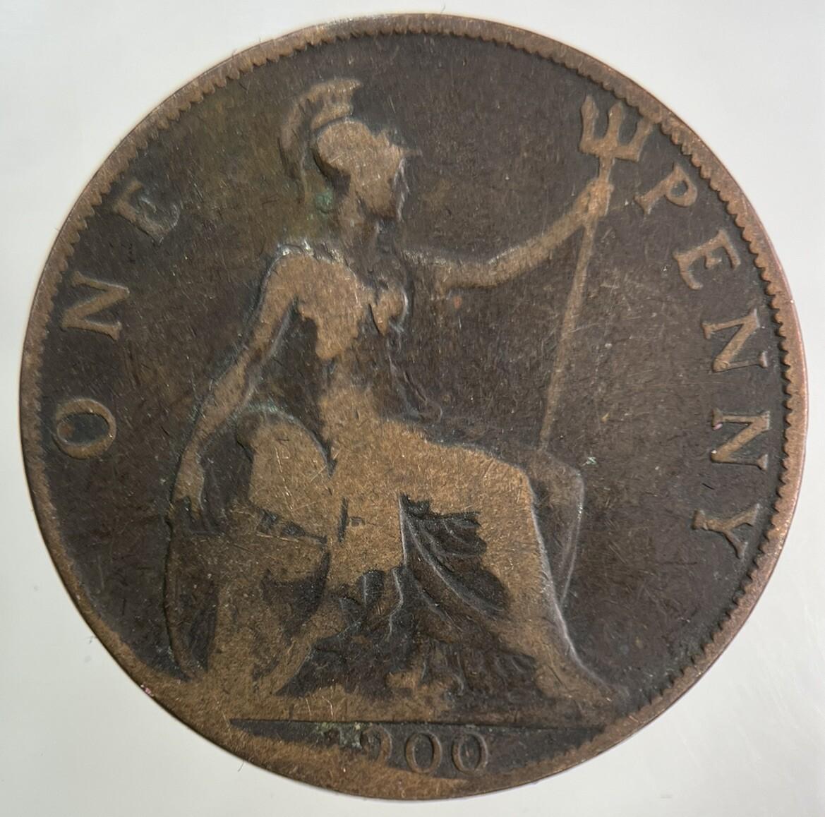 1900 Victoria One Penny Coin | Collectable Grade