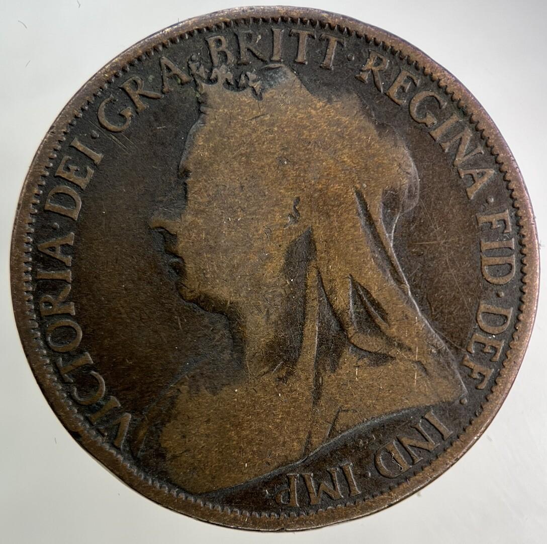 1897 Victoria One Penny Coin | Collectable Grade