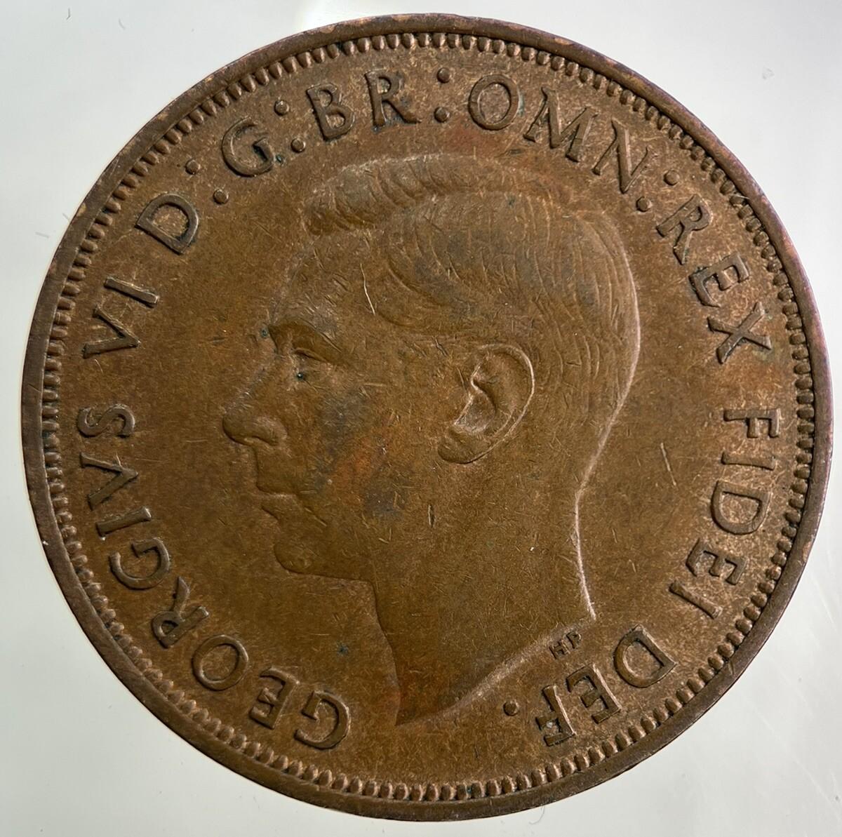 1949 George VI One Penny Coin | Very High Grade