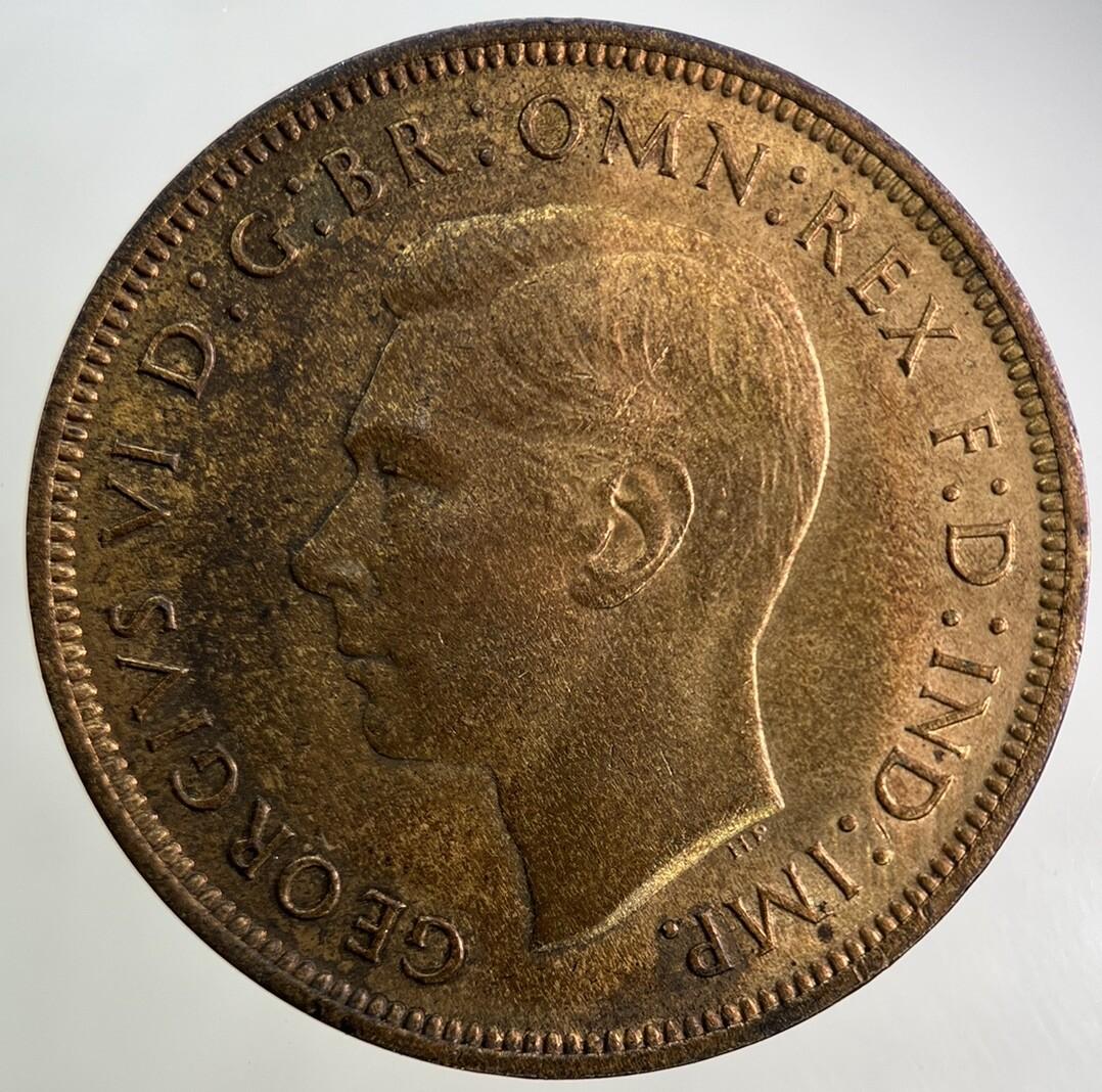 1939 George VI One Penny Coin | Very High Grade