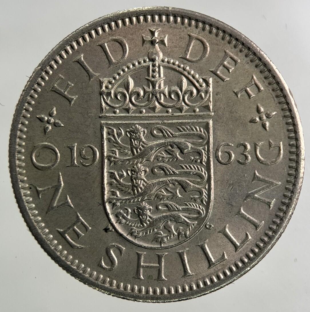 1963 Elizabeth II 2nd Shilling Coin | Very Fine Grade