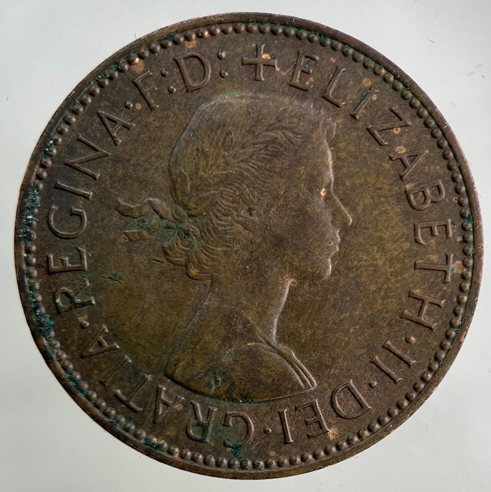 1967 Elizabeth II 2nd Half-Penny Coin | Fine Collectable Grade