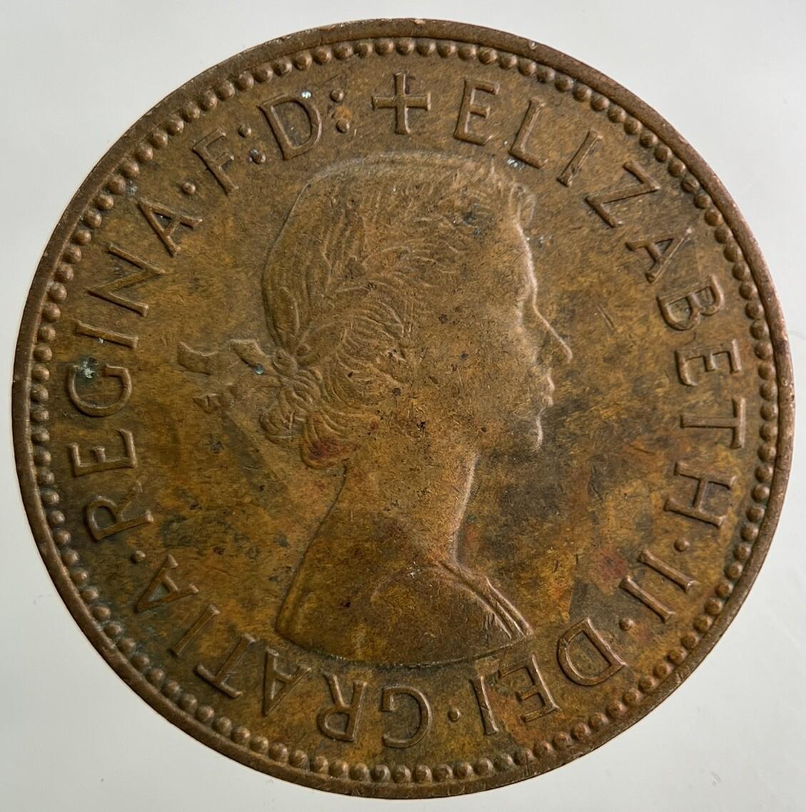 1967 Elizabeth II 2nd Half-Penny Coin | Fine Collectable Grade