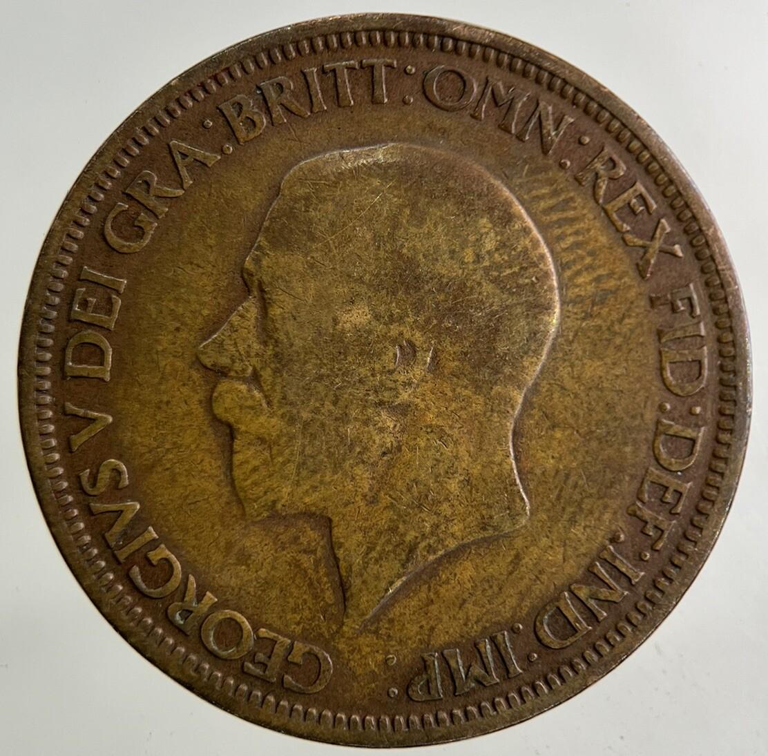 1929 George V Half-Penny Coin | Collectable Grade