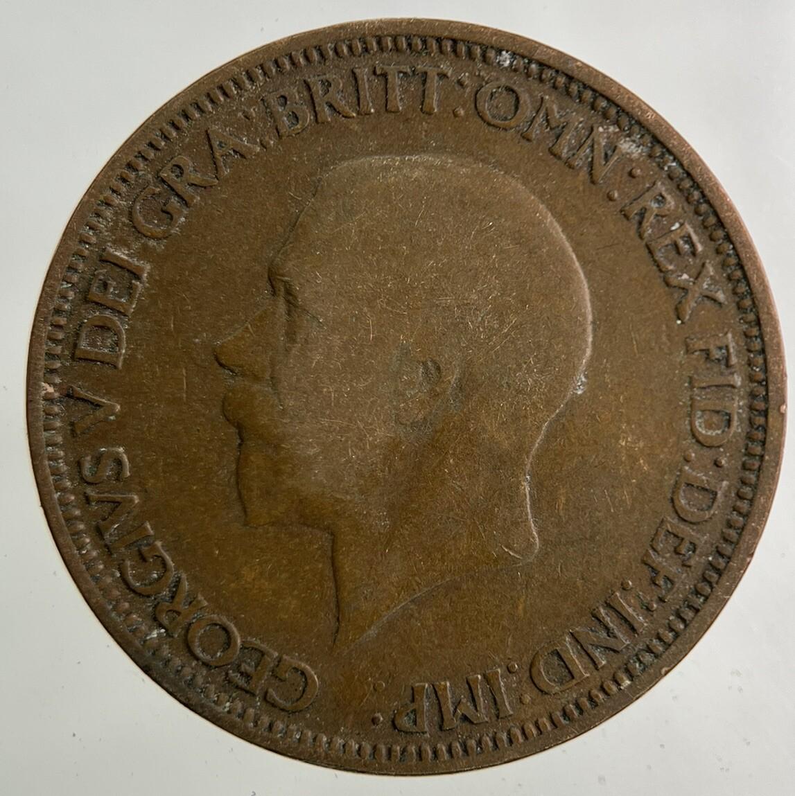 1935 George V Half-Penny Coin | Collectable Grade