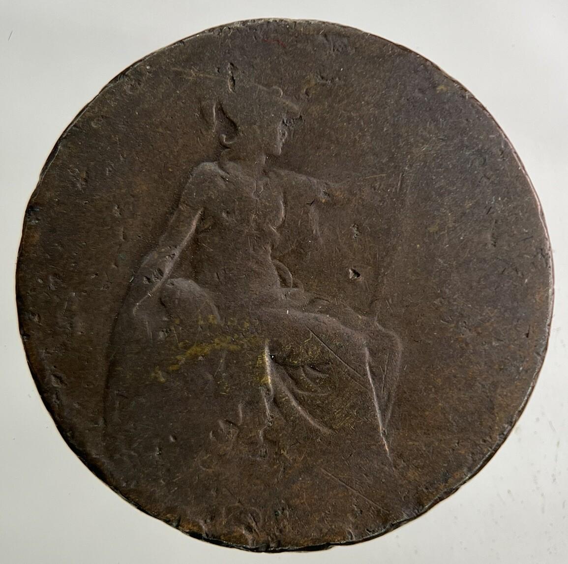 1916 George V Half-Penny Coin | Fair Grade