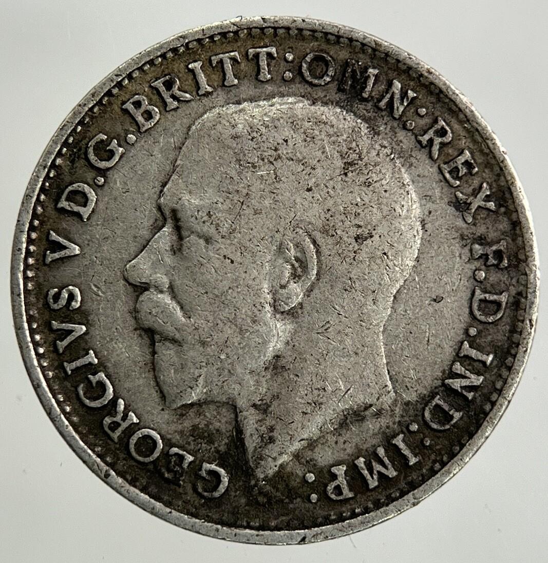 1919 George V Threepence Silver Coin | Fine Collectable Grade