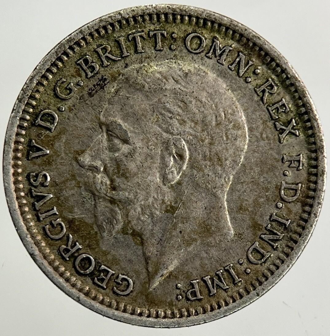1933 George V Threepence Silver Coin | Very High Grade