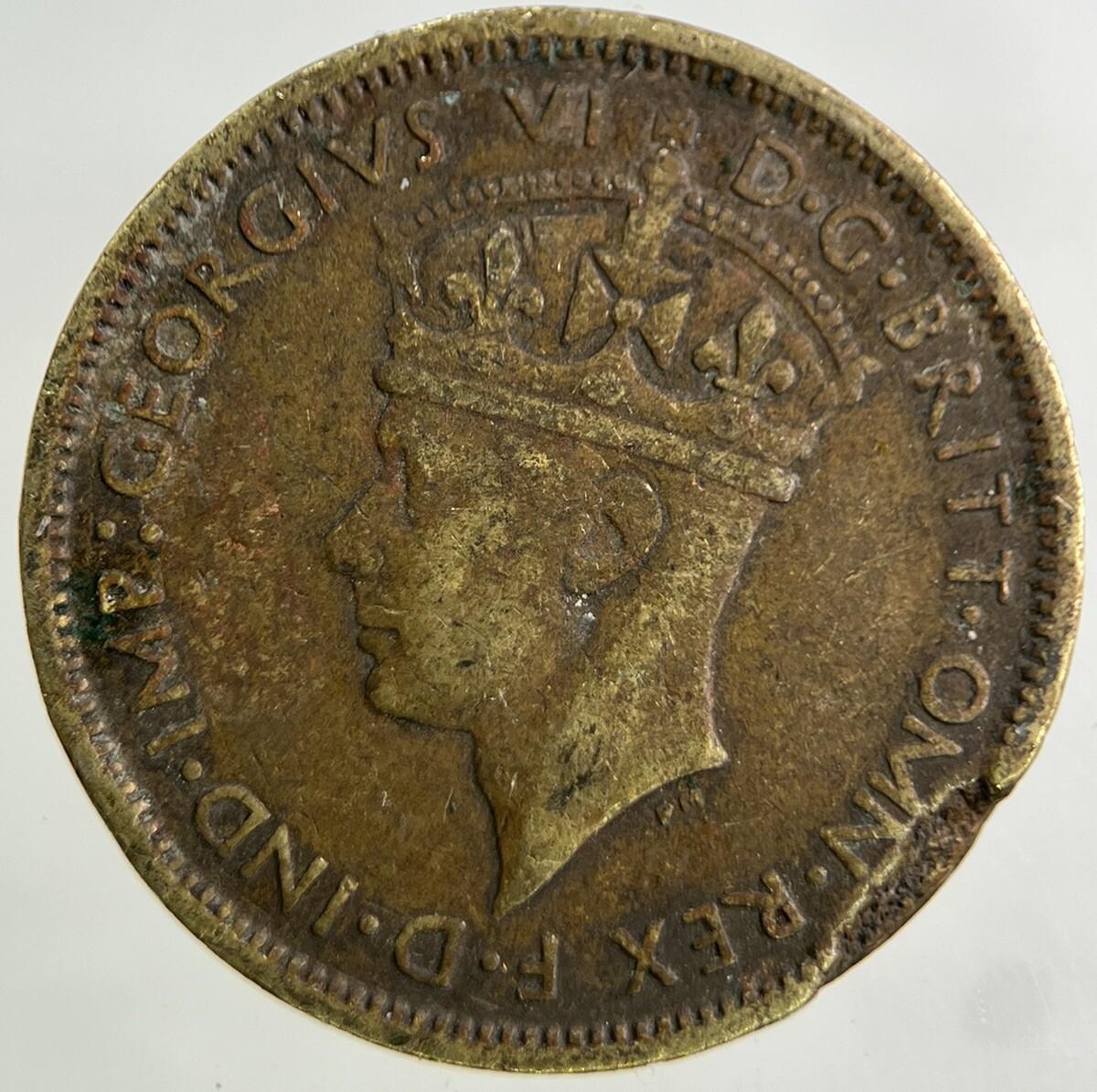 1947 West Africa Shilling Coin | Fine Collectable Grade