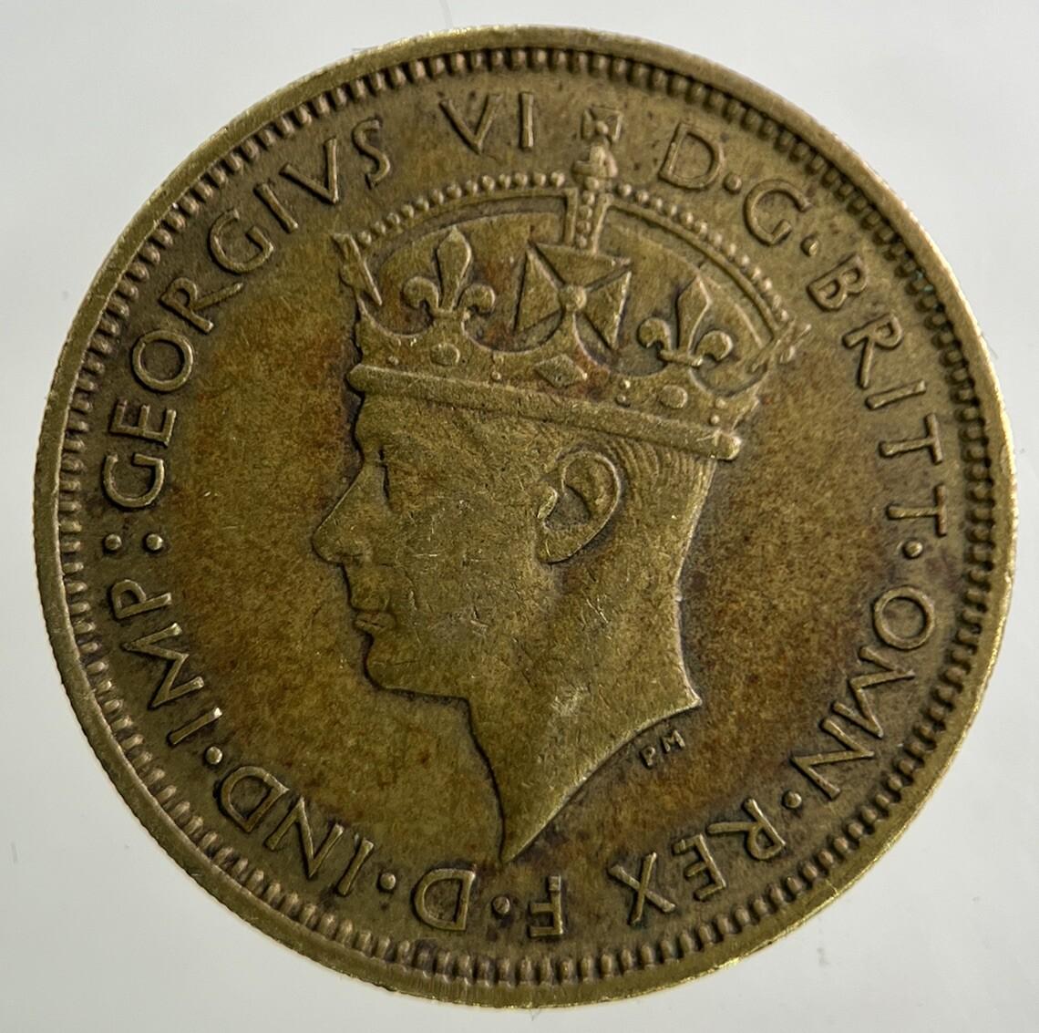 1942 West Africa Shilling Coin | Fine Collectable Grade