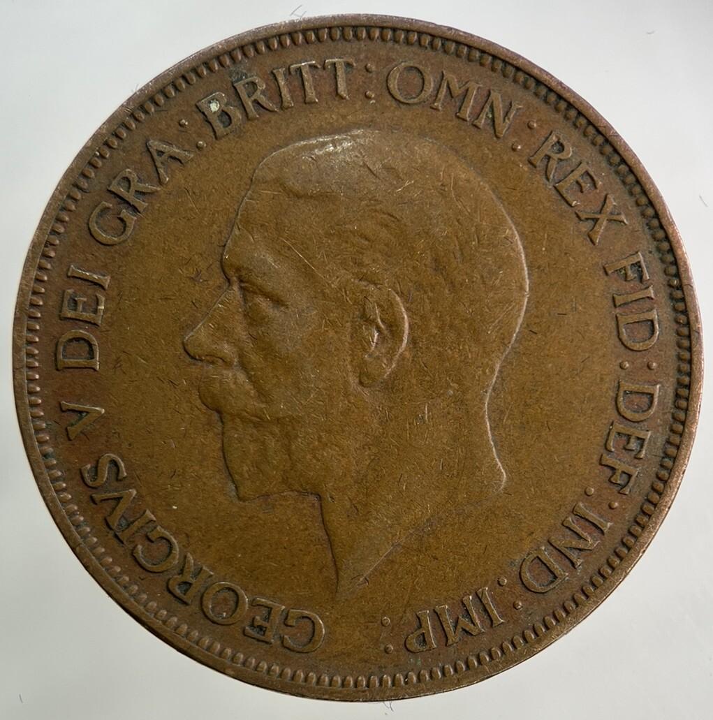 1935 George V One Penny Coin | Fine Collectable Grade