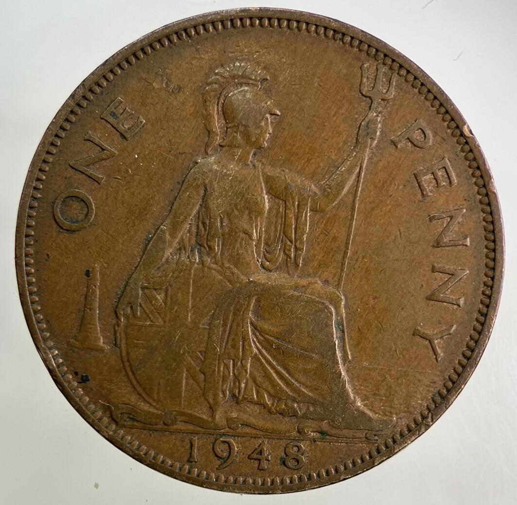 1948 George VI One Penny Coin | Collectable Grade