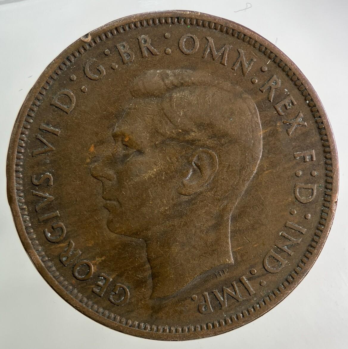 1938 George VI One Penny Coin | Collectable Grade