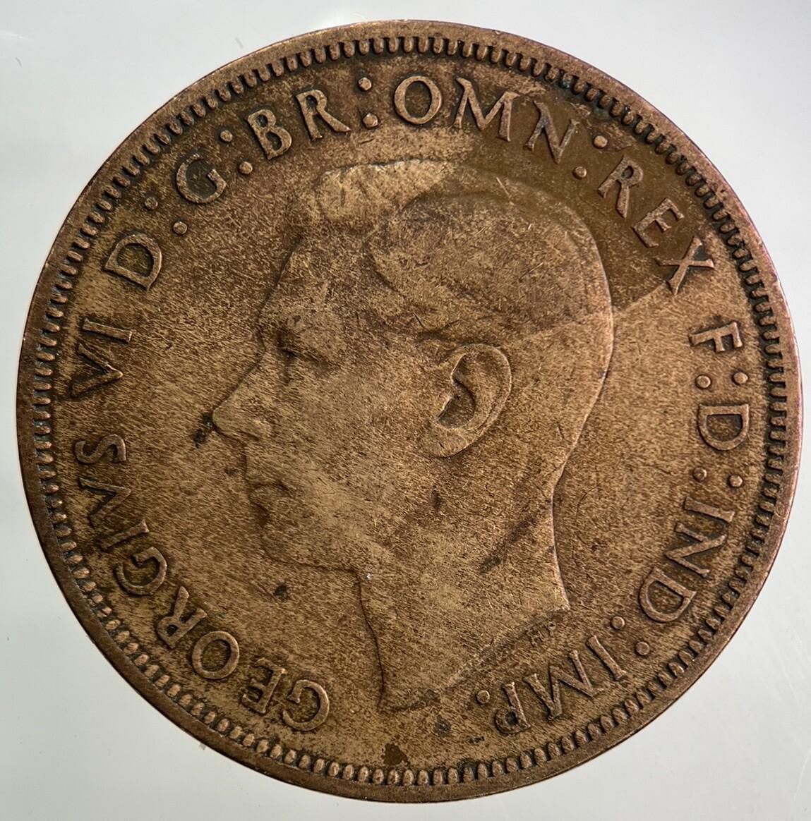 1938 George VI One Penny Coin | Collectable Grade