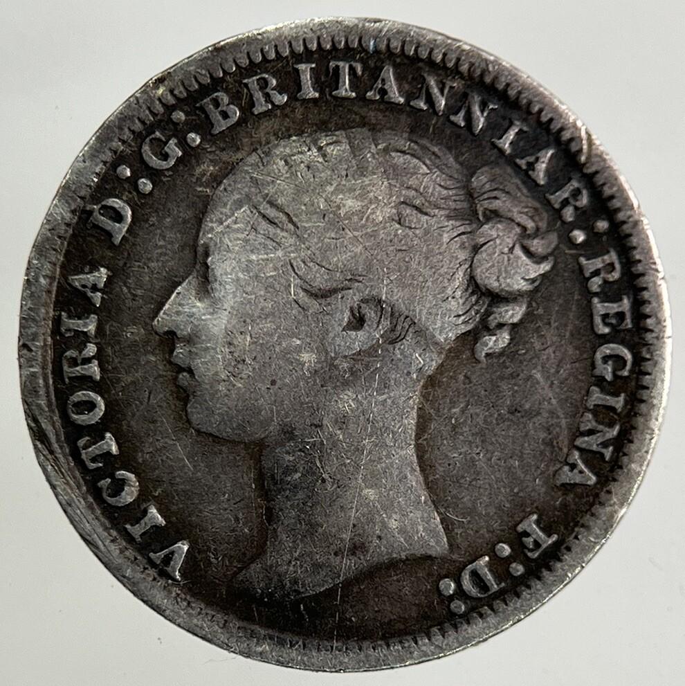 1879 Victoria Threepence Silver Coin | Fine Collectable Grade