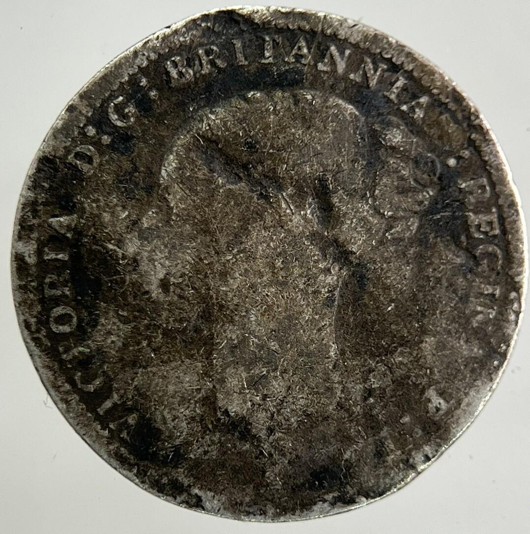 1885 Victoria Threepence Silver Coin | Fair Grade