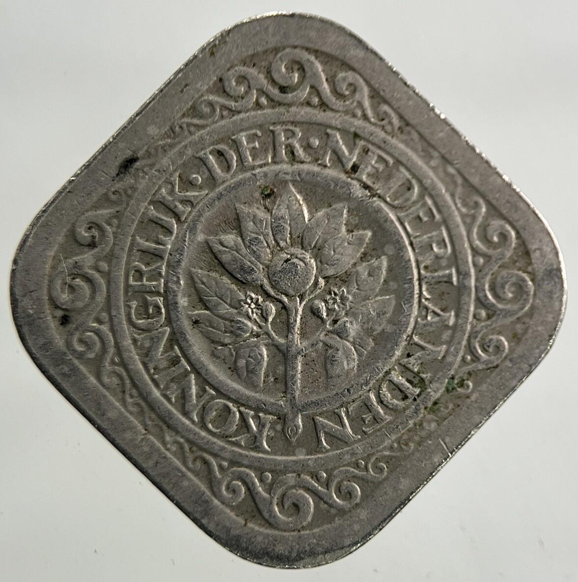 1938 Netherlands 5 Cents Coin | Fine Collectable Grade