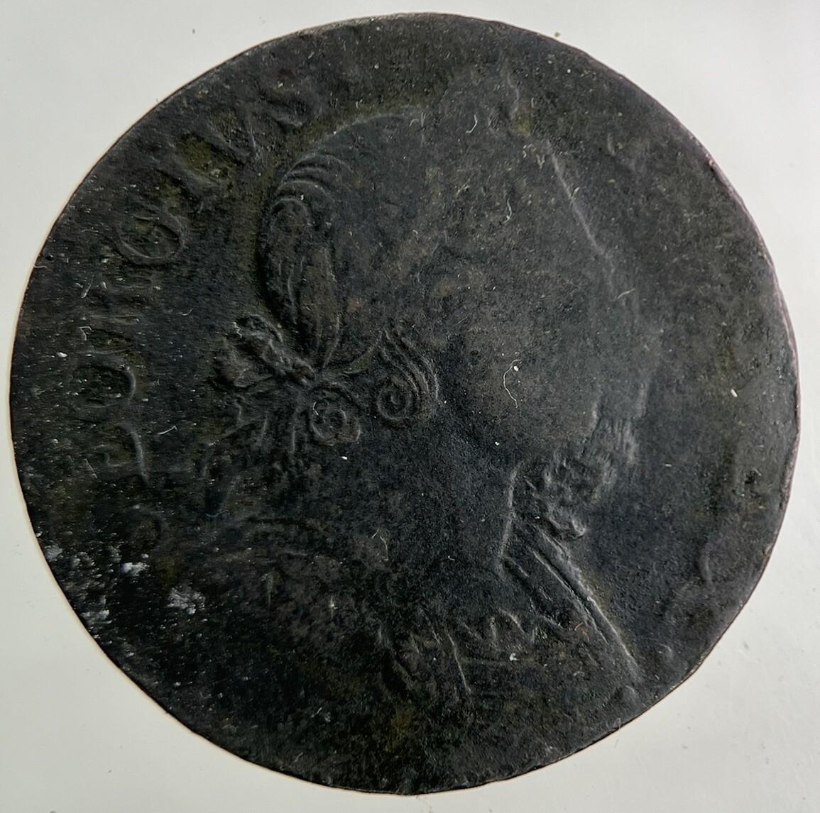 1748 George III 3rd Half-Penny Evasion Coin | Fine Collectable Grade