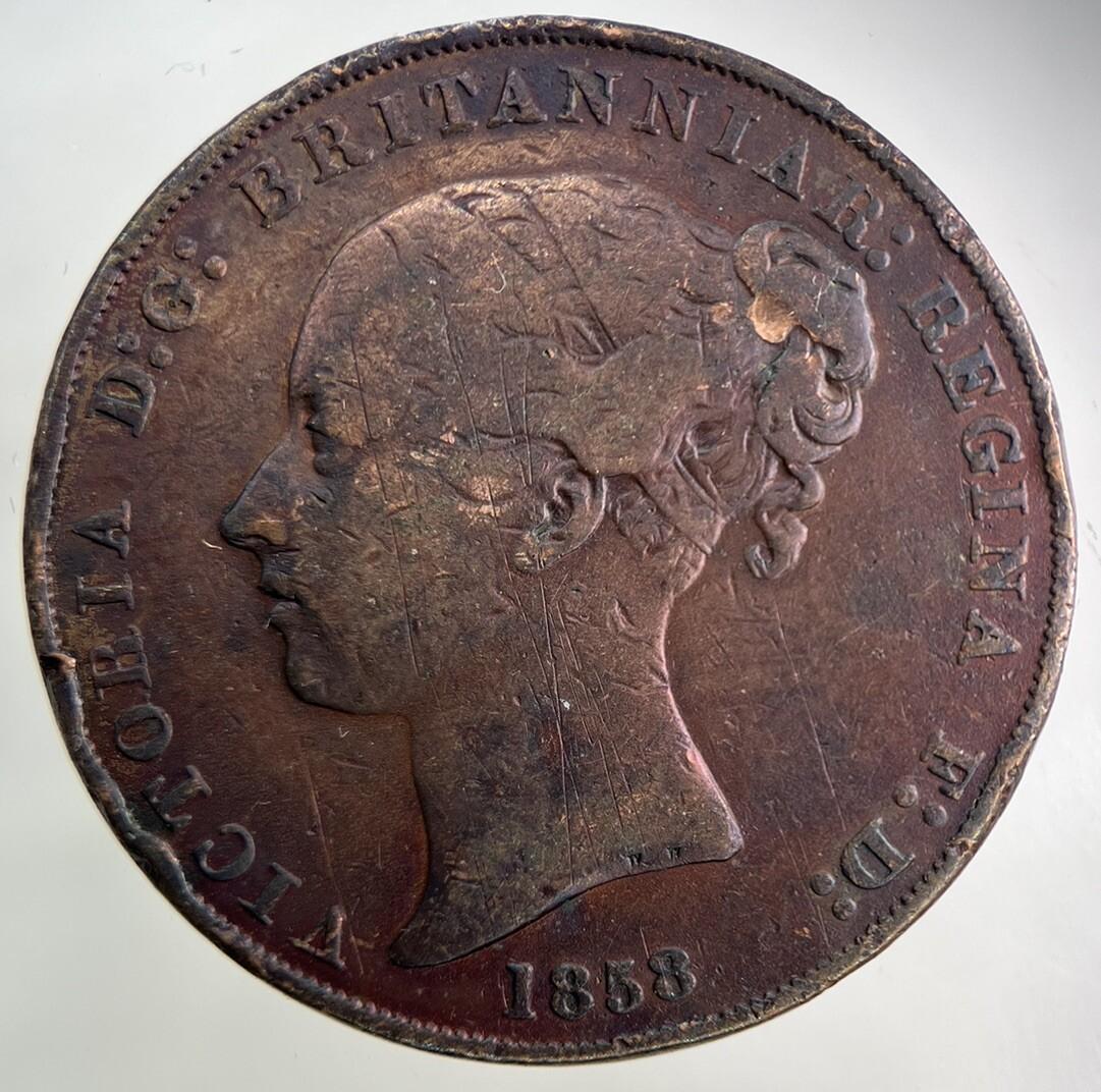 1858 Jersey 1/13 One Thirteenth Of A Shilling Coin | Collectable Grade