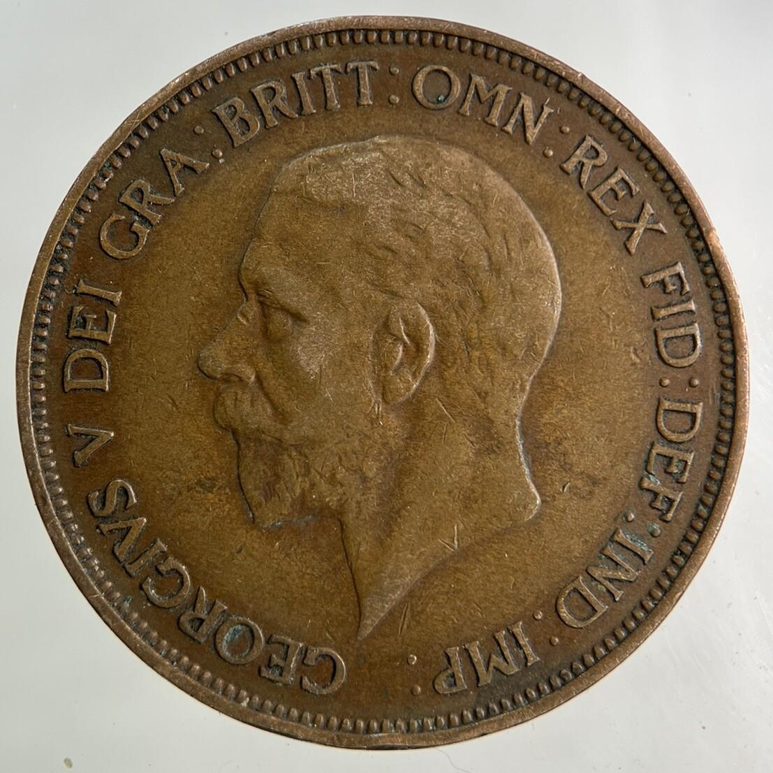 1936 George V One Penny Coin | Collectable Grade