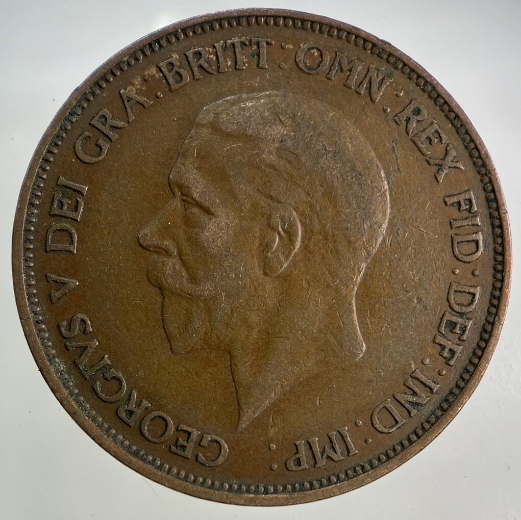 1936 George V One Penny Coin | Fine Collectable Grade