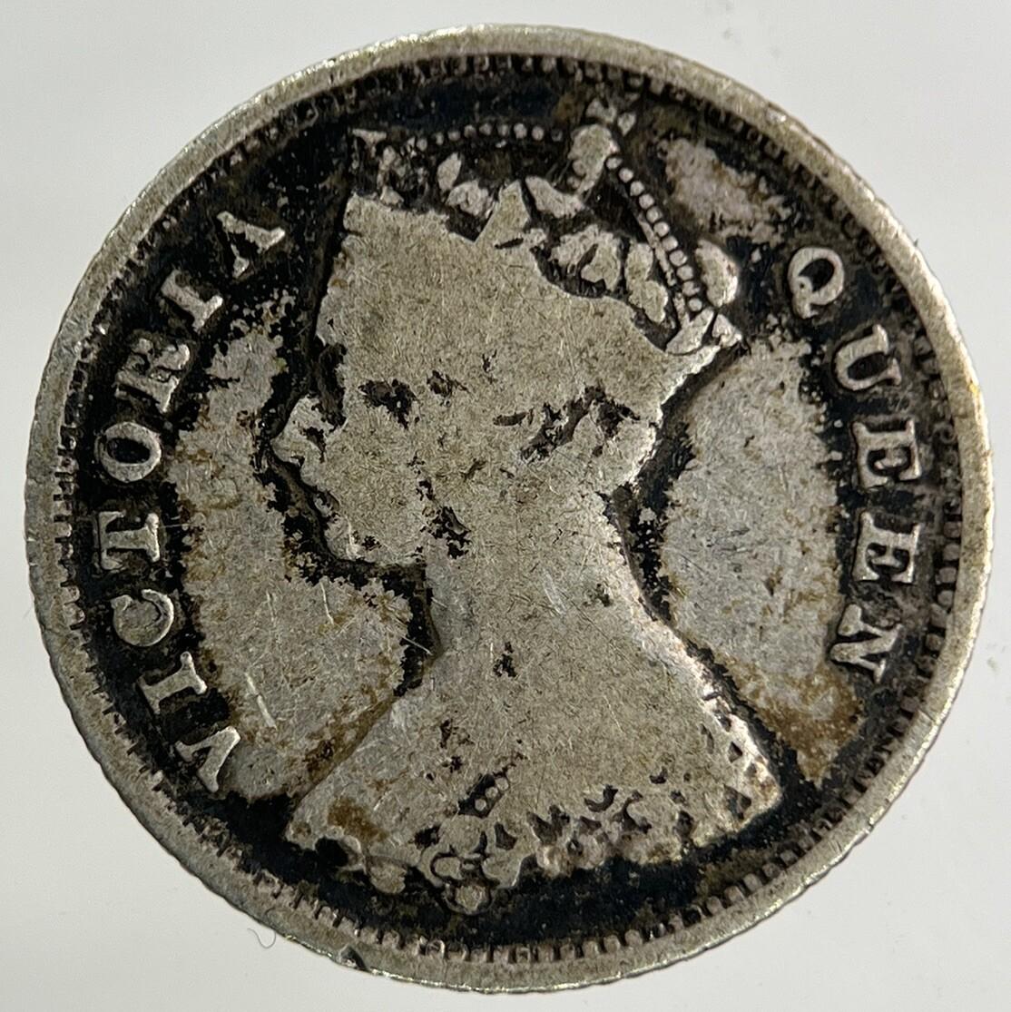 1897 Hong Kong 10 Cents Silver Coin | Collectable Grade