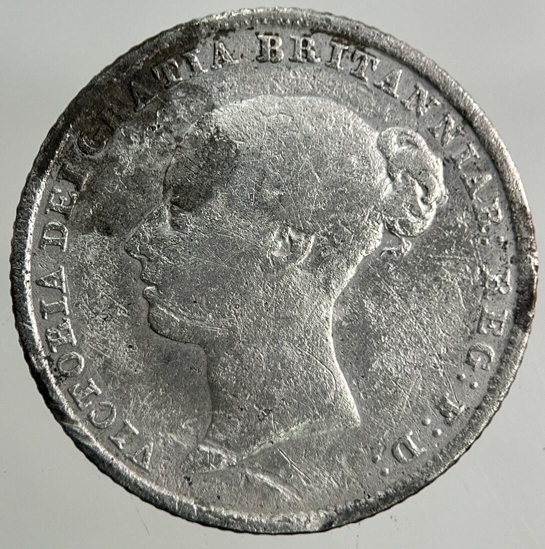 1846 Victoria Sixpence Silver Coin | Fine Collectable Grade