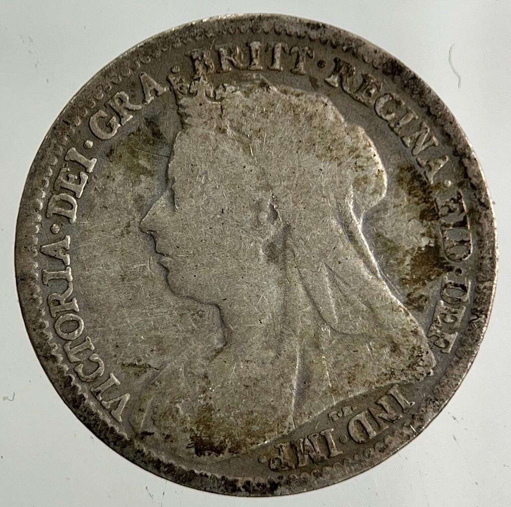 1895 Victoria Threepence Silver Coin | Collectable Grade