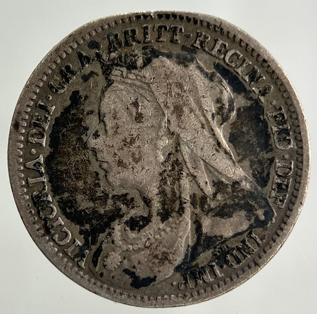 1899 Victoria Threepence Silver Coin | Collectable Grade