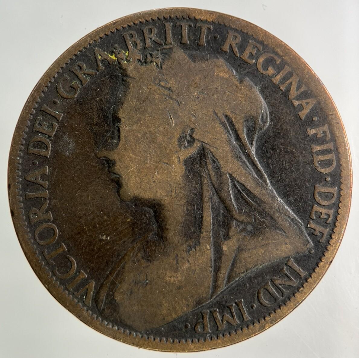 1899 Victoria One Penny Coin | Collectable Grade