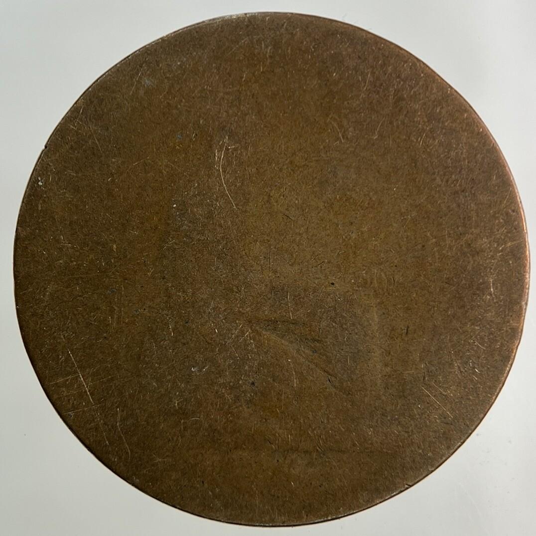 1864 Victoria Half-Penny Coin | Worn Grade