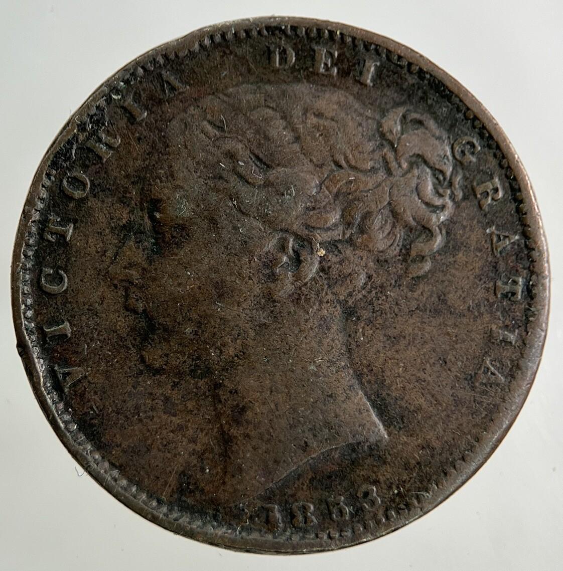 1853 Victoria Farthing Coin | Fine Collectable Grade