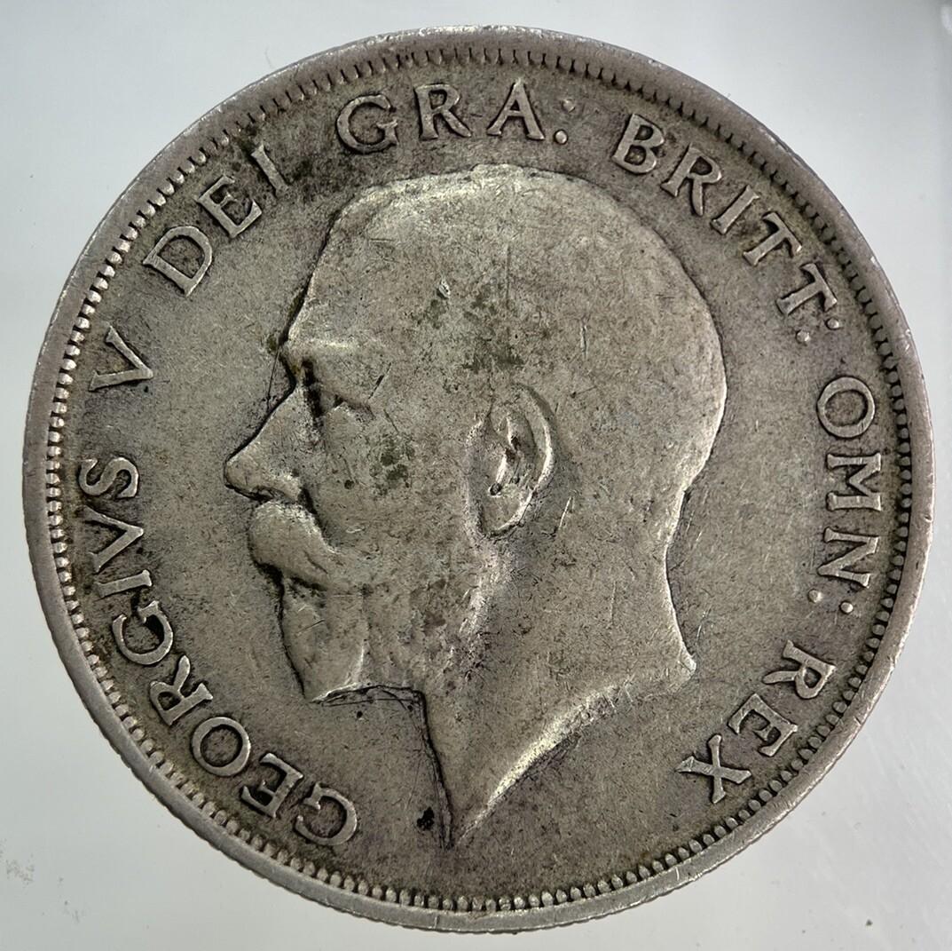 1916 George V Half-Crown Silver Coin | Very High Grade
