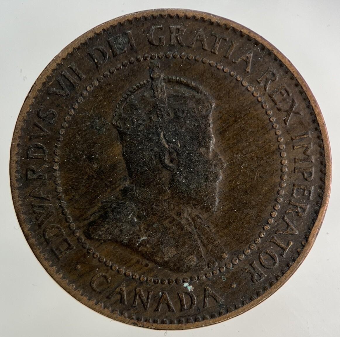 1906 Canada One Cent Coin | Fine Collectable Grade