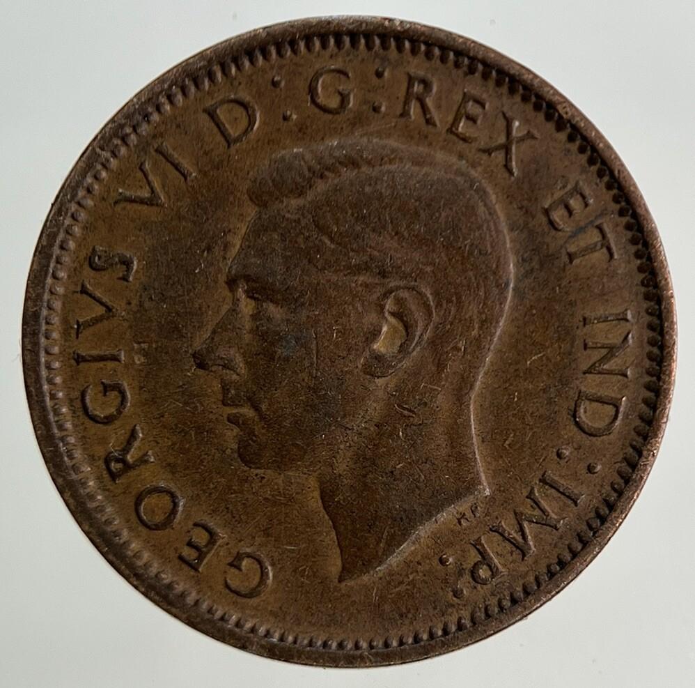 1942 Canada One Cent Coin | Fine Collectable Grade