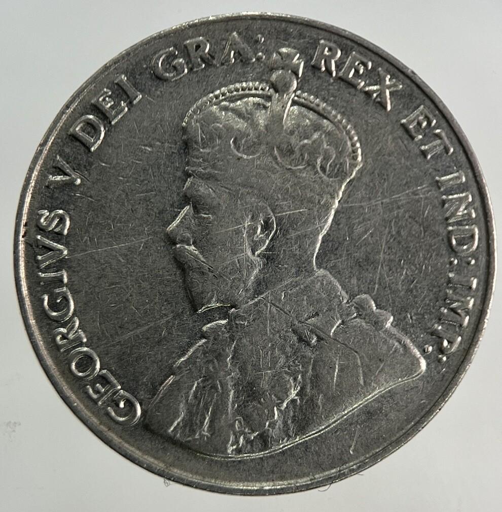 1931 Canada 5 Cents Coin | Fine Collectable Grade
