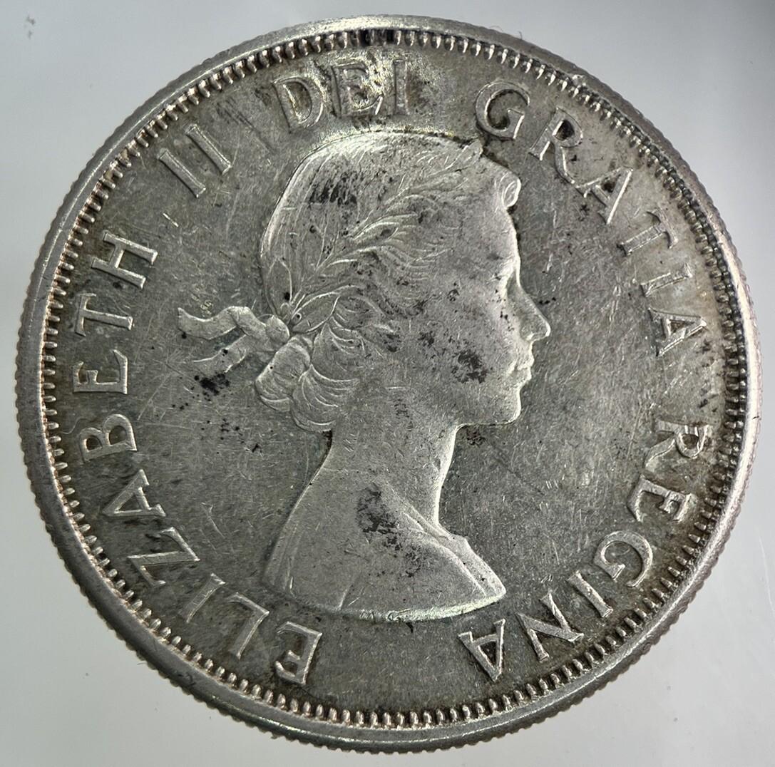 1960 Canada 50 Cents Silver Coin | Very High Grade