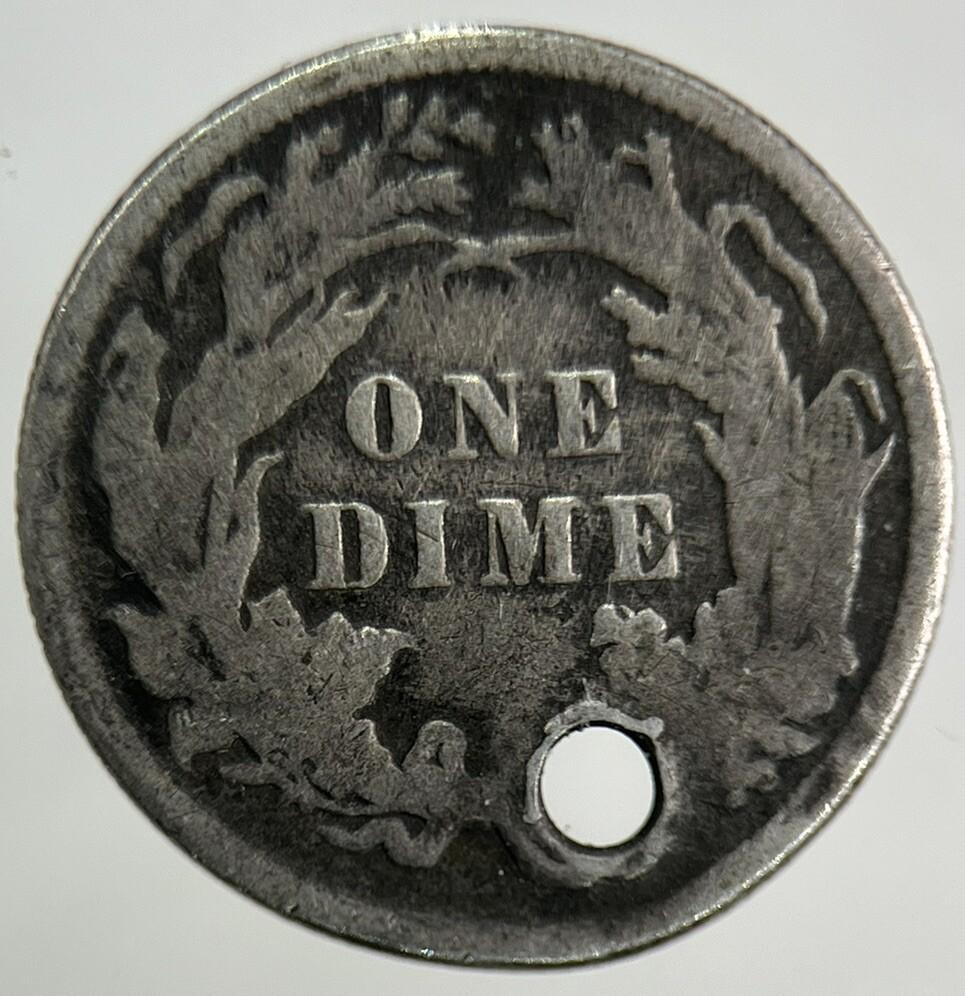 1891 US USA One Dime Silver Coin | Collectable Grade