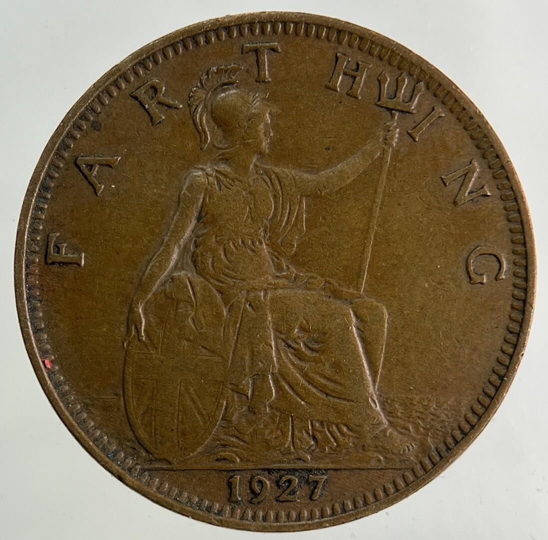 1927 George V Farthing Coin | Fine Collectable Grade