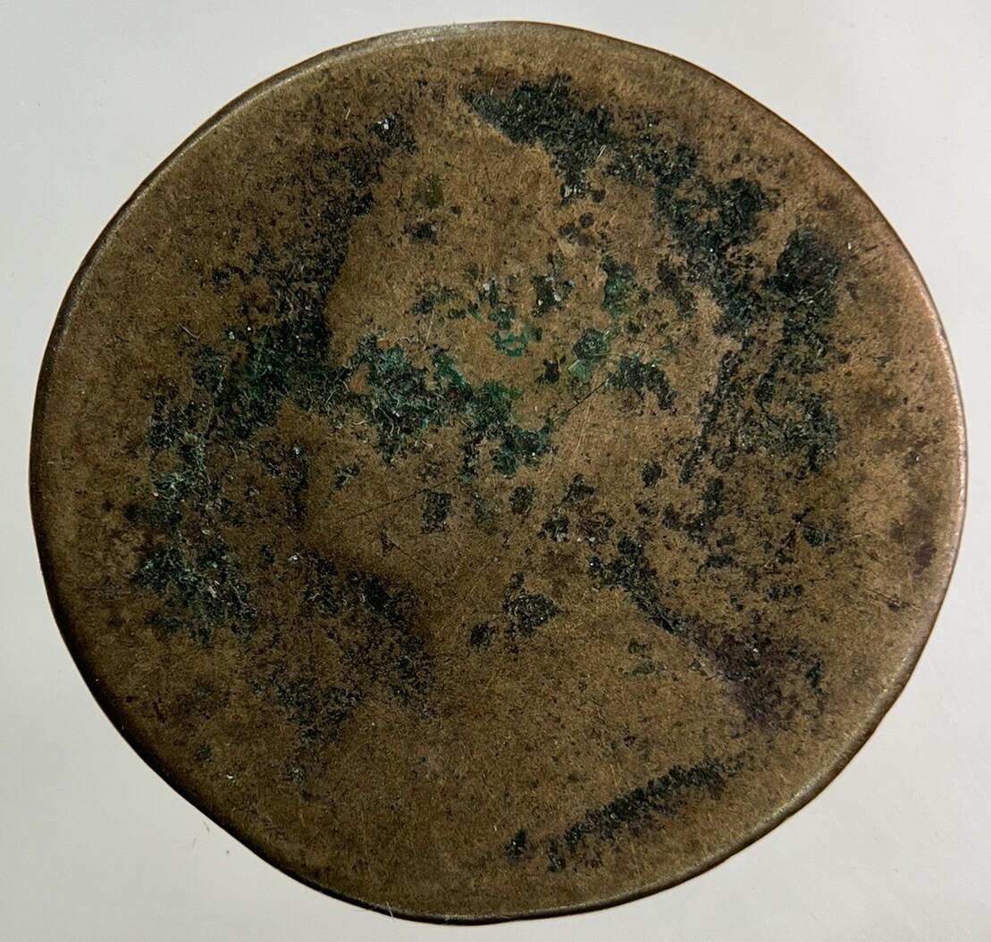 1744 George II 2nd Farthing Coin | Fair Grade