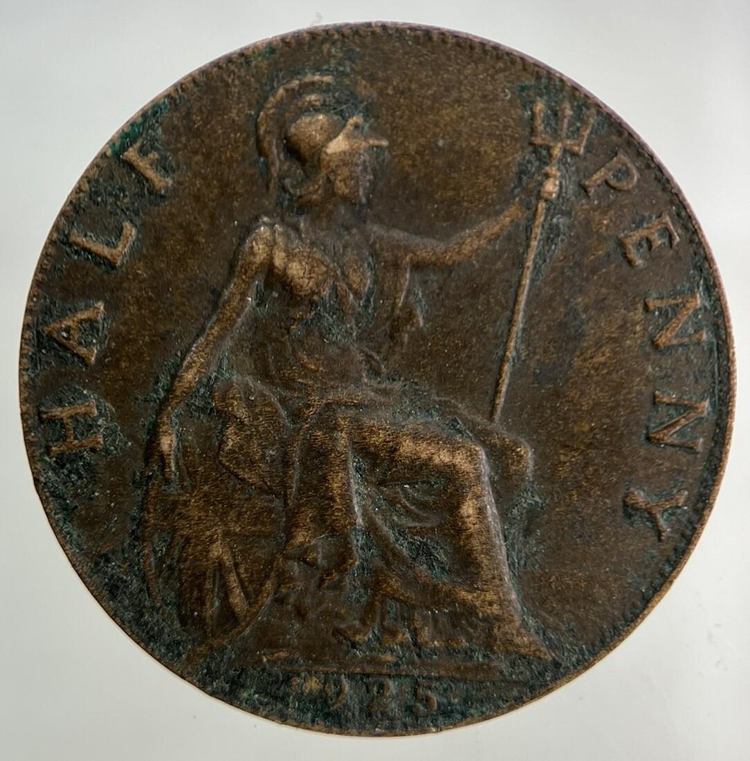 1925 George V Half-Penny Coin | Very High Grade