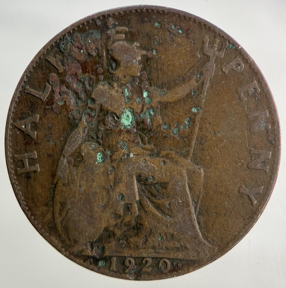 1920 George V Half-Penny Coin | Collectable Grade