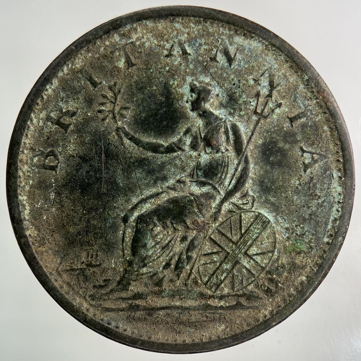 1806 George III 3rd One Penny Coin | Very High Grade