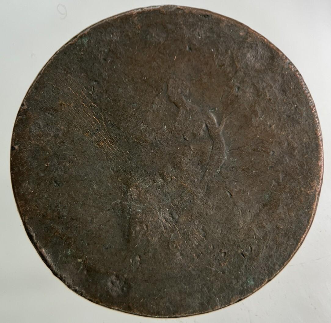 British George III 3rd Half-Penny Coin | Worn Grade