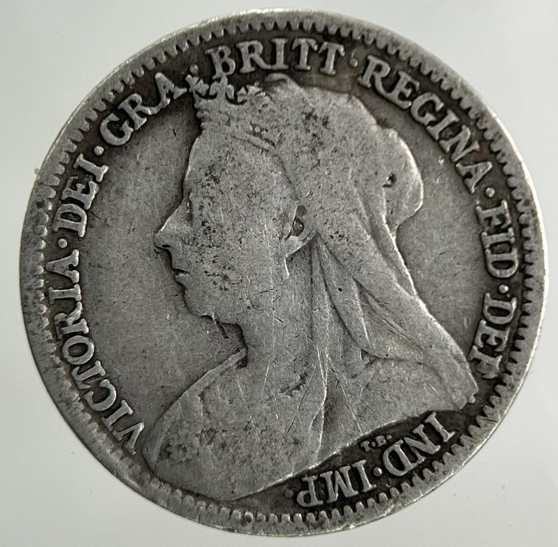 1898 Victoria Threepence Silver Coin | Fine Collectable Grade