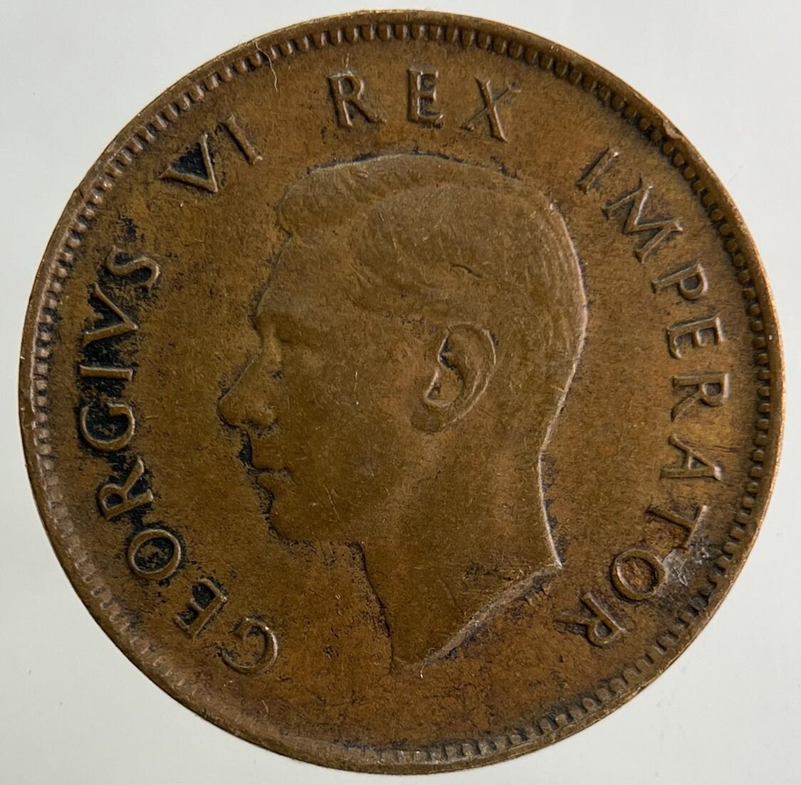 1944 South Africa 1/4d Farthing Coin | Very High Grade