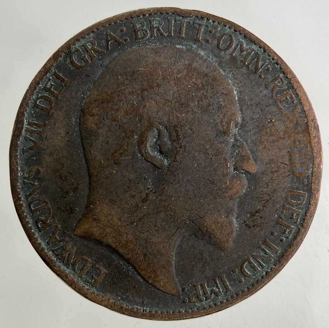 1903 Edward VII Half-Penny Coin | Collectable Grade